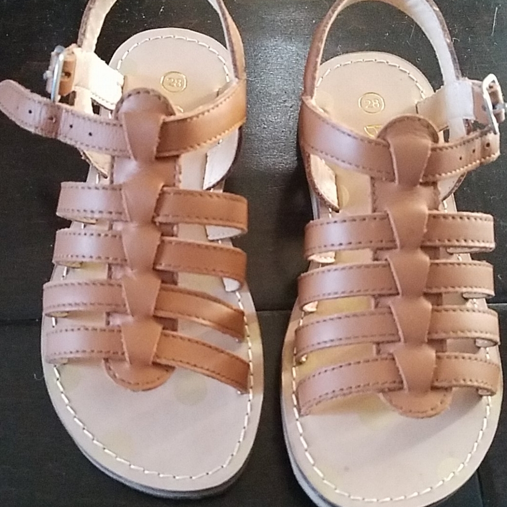 Boden Leather Gladiator Sandals